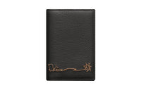 DIOR CACTUS JACK Cow Leather Card Holder Men's Black