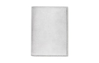 SAINT LAURENT Textured Leather Wallet Regular Men's Silver