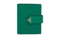 PRADA Leather Wallet Women's Green