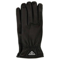 PRADA Triangle Logo Pull On Gloves