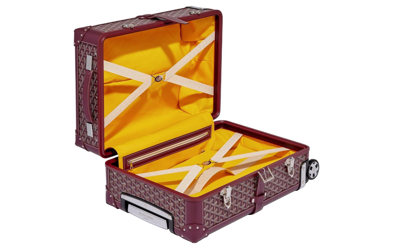 GOYARD Bourget Luggage Burgundy