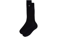 PRADA SS23 Knee-High Socks Women's 1 Pack Black