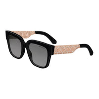 DIOR Metal Acetate Crystal Square Sunglasses Unisex Black
