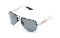 PRADA Acetate Acrylic Aviator Sunglasses Men's Black