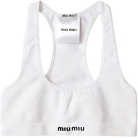 MIU MIU SS24 Sports Underwear Women's White
