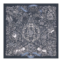 DIOR Silk Silk Scarves Unisex Blue