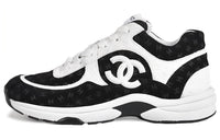 CHANEL Sneaker 'Printed CC - Black Beige'