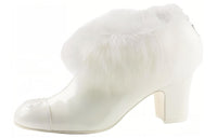 CHANEL Ankle Boots 6.5cm Women's White