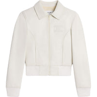 CELINE SS24 Leather Jacket Women's Neon White