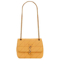 SAINT LAURENT Jamie Wool Shoulder Bag Women's Orange Yellow