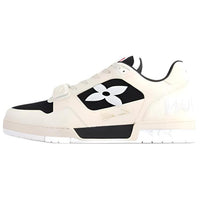 LOUIS VUITTON Trainer Low-Top Skateboard Shoes Women's Beige
