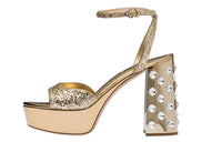 MIU MIU Strap Sandals Women's Yellow