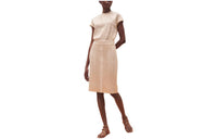 HERMES Knit Long Skirts Women's Ecru