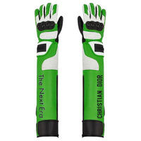 DIOR Kangaroo Leather Other Gloves Women's Green