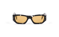 PRADA Tortoiseshell effect Geometric Sunglasses