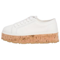 MIU MIU Low-Top Skateboard Shoes Women's White