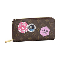 LOUIS VUITTON Zippy Canvas Wallet Women's Brown