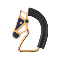 HERMES Gold-Plated Brooches Unisex Yellow