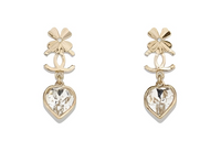 CHANEL Metal, Rhinestone Earrings Women's
