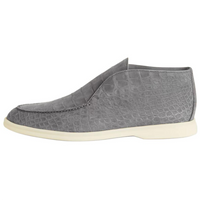 Loro Piana Chukka Ankle Boots Men's Gray