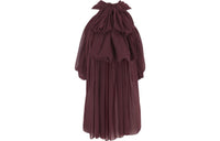 SAINT LAURENT Oversize bow Silk Blouse