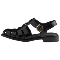 PRADA Fisherman Roman Sandals Women's Black