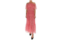 CELINE Short Sleeved Dresses Women's Pink