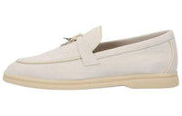 Loro Piana Summer Charms Walk Loafers Women's White