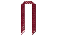LOUIS VUITTON Silk Scarves Women's Red