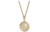 HERMES Enamel Metal Parts Necklaces Women's Gold