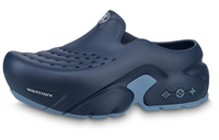 LOUIS VUITTON Shark Slippers Stylish Sandal Men's Dark Blue