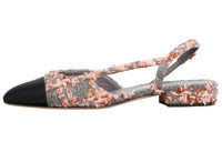 CHANEL Stylish Sandals Women's Black Gray Color