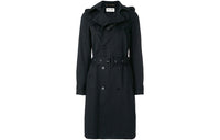 SAINT LAURENT FW21 Trench Coat Women's Black