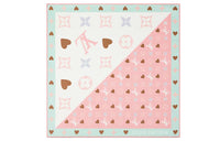 LOUIS VUITTON Silk Scarves Women's Pink