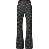 LOUIS VUITTON Damier Flared Denim Pants