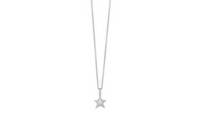 SAINT LAURENT 18K Gray Gold Necklaces Unisex Silver