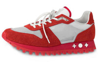 LOUIS VUITTON Runner Trainer Red White