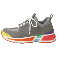 HERMES Just Low-Top Casual Shoes Women's Gray