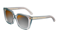DIOR Acetate Square Sunglasses Women's Gray