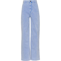 MIU MIU SS21 Pants Women's Light Blue