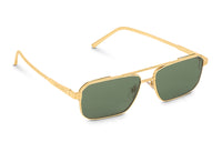 LOUIS VUITTON Metal Aviator Sunglasses Men's Gold