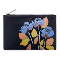 DIOR Calfskin Clutch Men's Black/Multicolor