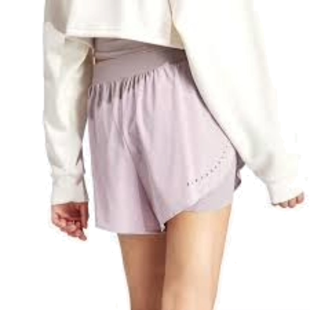 (WMNS) adidas Designed For Training Heat.Rdy Hiit 2-In-1 Shorts Asia Sizing 'Purple' IU1140