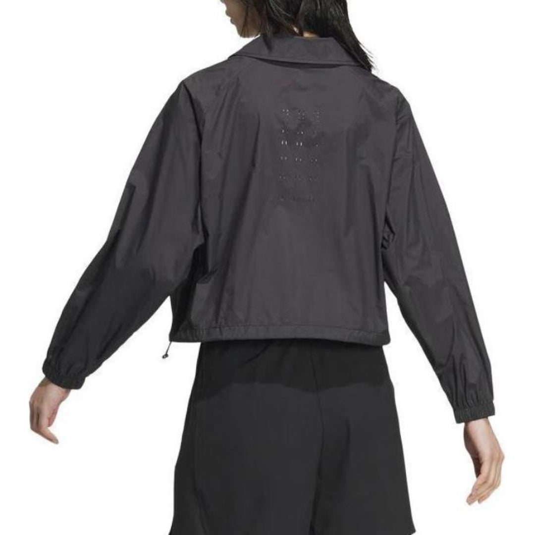 (WMNS) adidas Modern Tech Sport Jacket Asia Sizing 'Black' JI9799
