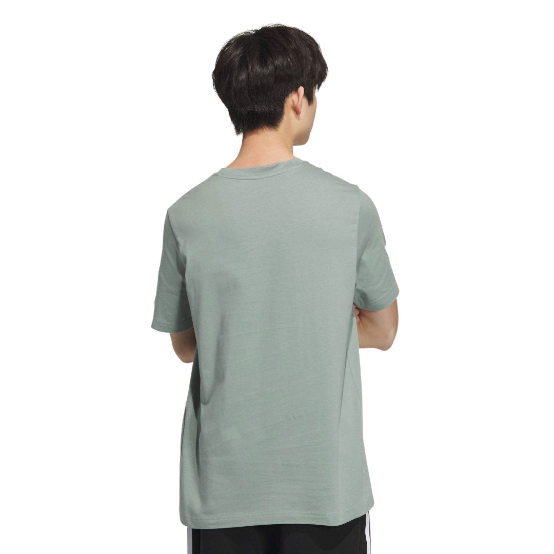 adidas Small Linear Logo T-Shirt Asia Sizing 'Green' JI9078