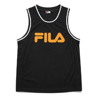FILA Solid Sleeveless T-Shirt 'Black Yellow' T11M125112F-BK