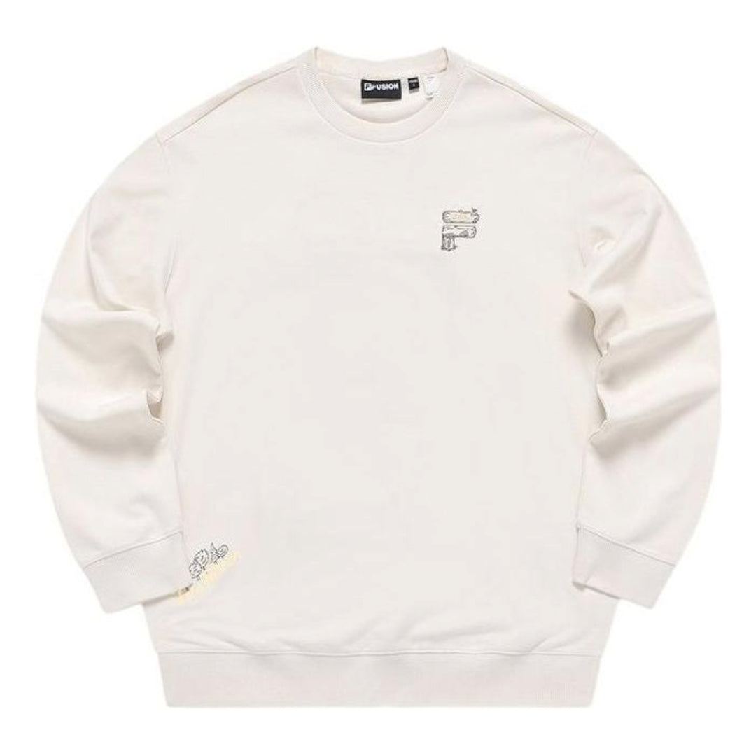 FILA FUSION Fob Graphic Sweater 'Beige' T11U333206F-BG