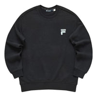 FILA FUSION Fob Graphic Sweater 'Black Blue' T11U343205F-BK