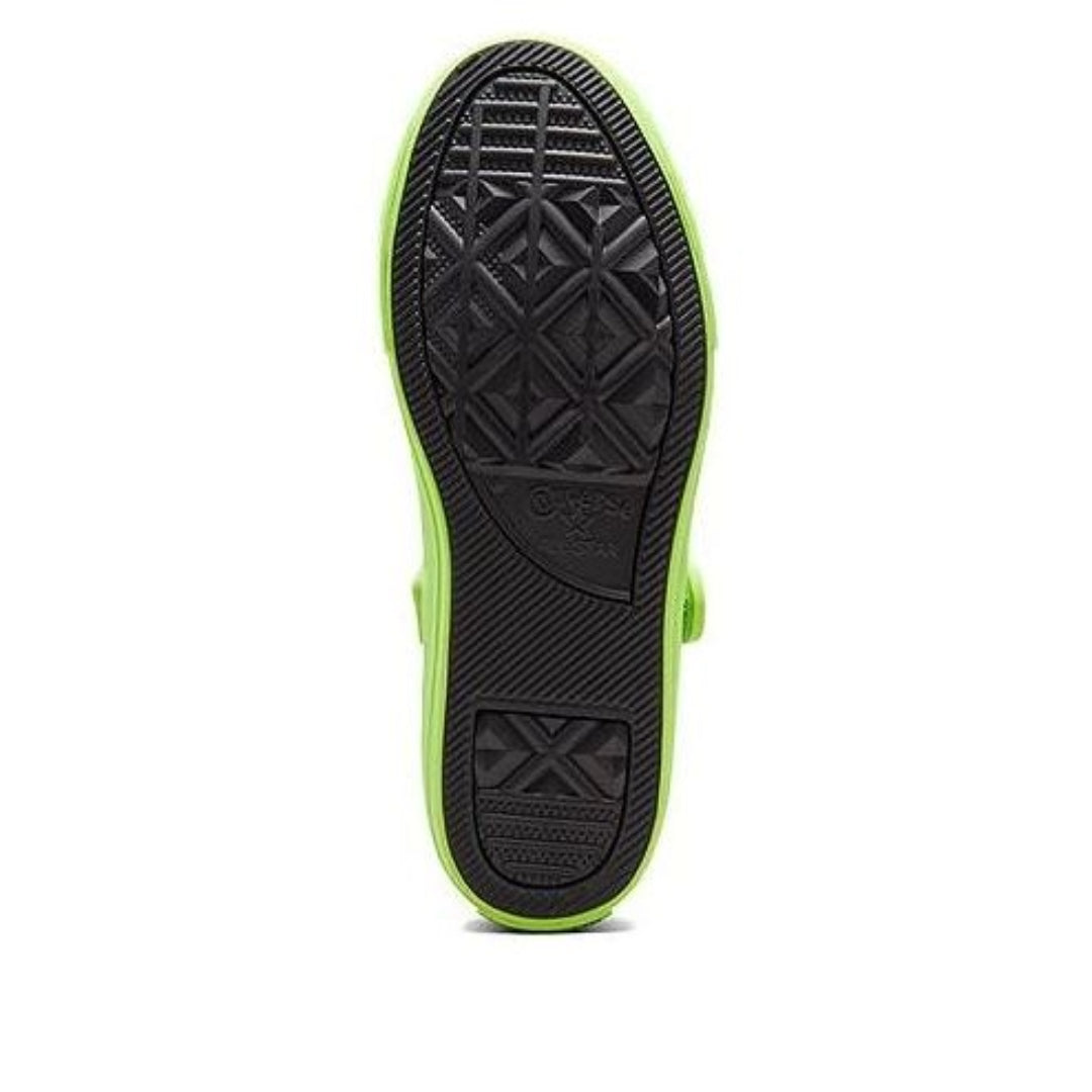 (GS) Converse Chuck Taylor All Star Bubble Strap Easy On Hyper Brights Low Top 'Black Green' A07698C