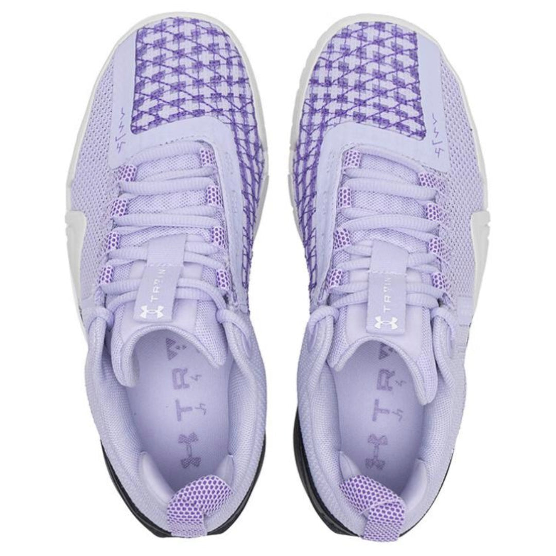 (WMNS) Under Armour Tribase Reign 6 'Purple Black White' 3027342-500